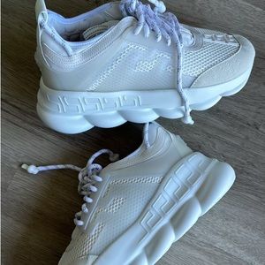 Sale!!New Versace Men Chain Reaction caged Sneakers